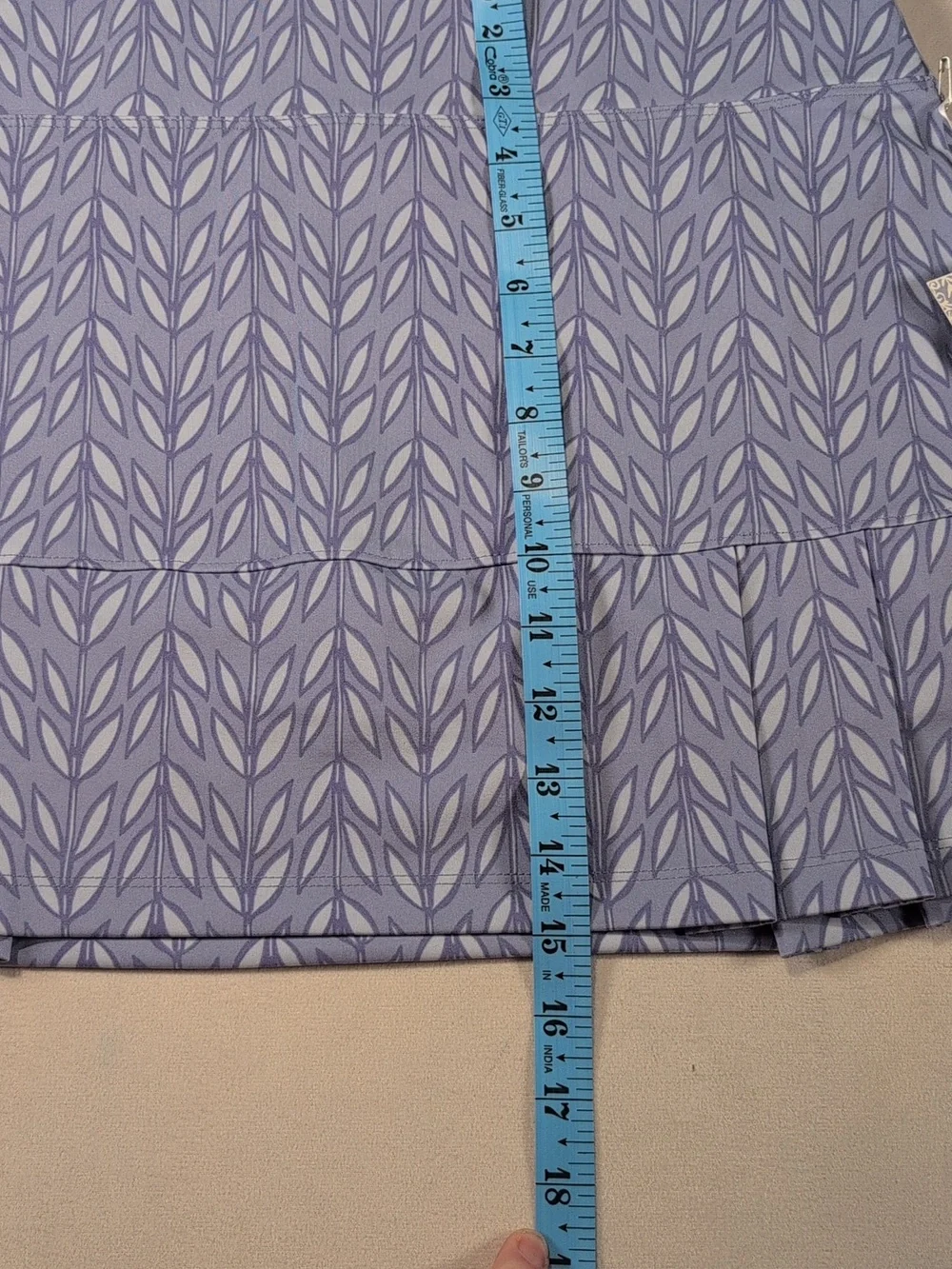 Sigrid Olsen UPF 50 Golf Tennis Skort w/Side Pleat in Planting Print Size Med - Picture 5 of 9